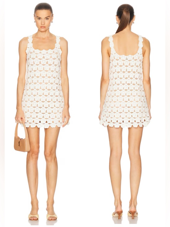 STAUD Dresses & Skirts - STAUD HOYA MINI DRESS in IVORY SZ XS